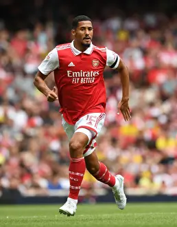 William Saliba Shines: Arsenal's Defensive Masterclass vs. Sevilla in the Emirates Cup, 2022