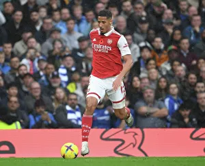 Chelsea V Arsenal 2022-23 Prints: William Saliba at Stamford Bridge: Chelsea vs. Arsenal, Premier League 2022-23