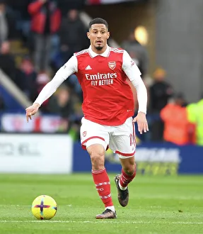 Leicester City V Arsenal 2022-23 Prints: William Saliba's Premier League Debut: Arsenal vs