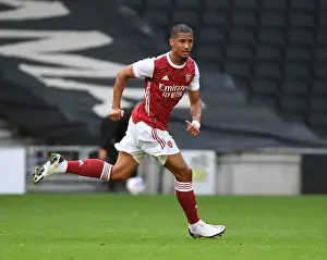 MK Dons V Arsenal 2020-21 Prints: William Saliba's Standout Performance: Arsenal's Pre-Season Victory over MK Dons