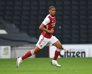 MK Dons V Arsenal 2020-21 Prints: William Saliba's Standout Performance: Arsenal's Pre-Season Victory over MK Dons