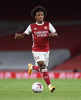 Images Dated 19th September 2020: Willian in Action: Arsenal vs. West Ham United, Premier League 2020-21