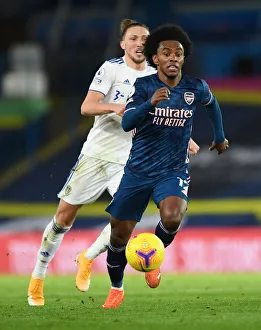 Willian in Action: Leeds United vs. Arsenal, Premier League 2020-21
