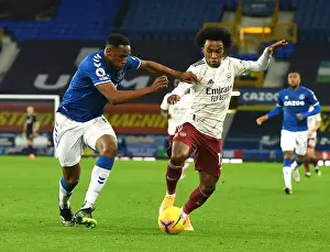 Willian vs Mina: Intense Battle at Goodison Park - Everton vs Arsenal, Premier League 2020-21