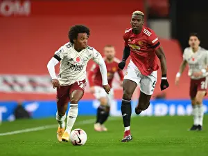 Willian vs. Pogba: A Battle at Empty Old Trafford - Manchester United vs. Arsenal, Premier League (2020-21)