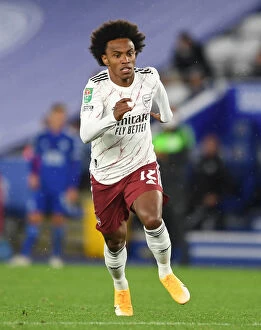 Leicester City v Arsenal Carabao Cup 2020-21 Collection: Willian's Performance: Arsenal vs Leicester City - Carabao Cup 2020-21