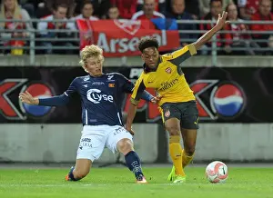 Viking FK V Arsenal 2016-17 Prints: Willock vs Steen: A Clash in Pre-Season Friendly between Viking FK and Arsenal