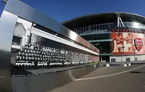 Winter's Embrace at Arsenal: A Magical Scene at Emirates Stadium, March 1, 2010