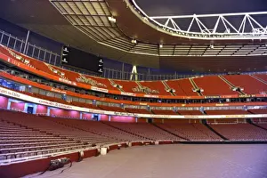 Winter's Embrace: Arsenal's Emirates Stadium Transformed by Snow