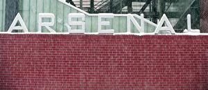 Images Dated 8th February 2007: Winter's Enchantment at Emirates: A Football Wonderland in Snow