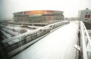 Winter's Enchantment at Emirates: A Football Wonderland in Snow