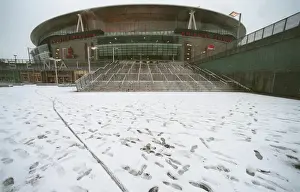 Winter's Enchantment at Emirates: A Football Wonderland in Snow