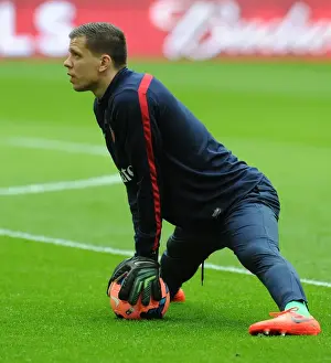 Wojciech Szczesny (Arsenal). Arsenal 1: 1 Wigan Athletic. 4: 2 after penalties. FA Cup Semi Final