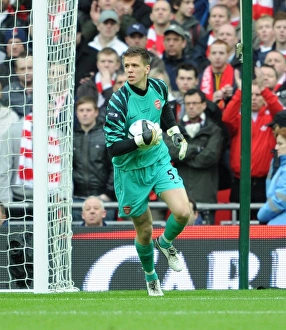 Wojciech Szczesny (Arsenal). Arsenal 1: 2 Birmingham City. Carling Cup Final