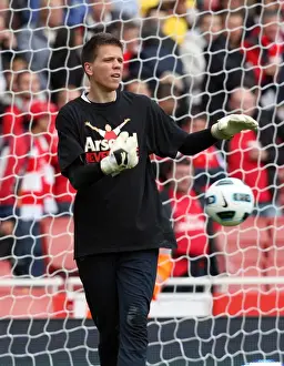 Wojciech Szczesny (Arsenal). Arsenal 2: 1 Birmingham City. Barclays Premier League