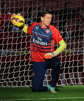 Wojciech Szczesny (Arsenal). Arsenal 3: 0 Burnley. Barclays Premier League. Emirates Stadium