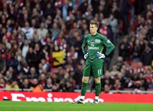 Images Dated 5th November 2011: Wojciech Szczesny (Arsenal). Arsenal 3: 0 West Bromwich Albion. Barclays Premier League