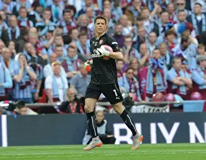 Wojciech szczesny (Arsenal). Arsenal 4: 0 Aston Villa. FA Cup Final. Wembley Stadium, 30 / 5 / 15
