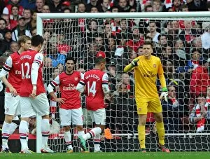 Wojciech Szczesny (Arsenal). Arsenal 5: 2 Tottenham Hotspur. Barclays Premier League