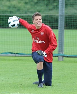 Images Dated 7th July 2010: Wojciech Szczesny (Arsenal). Arsenal Training Ground, London Colney, Hertfordshire