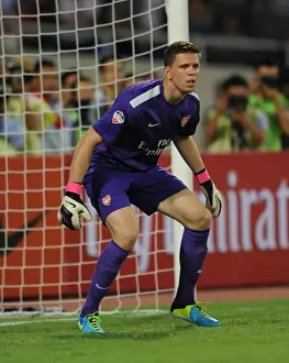 Vietnam V Arsenal 2013-14 Prints: Wojciech Szczesny: Arsenal Goalkeeper in Action against Vietnam (2013)