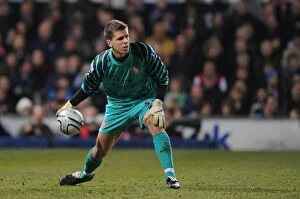 Ipswich Town v Arsenal Carling Cup 2010-11 Collection: Wojciech Szczesny (Arsenal). Ipswich Town 1: 0 Arsenal, Carling Cup Semi Final 1st Leg