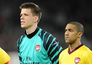 Barcelona V Arsenal 2010-11 Prints: Wojciech Szczesny: Arsenal's Defiant Battle at Camp Nou vs