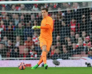 Arsenal V Middlesbrough - FA Cup 2014-15 Prints: Wojciech Szczesny: Arsenal's FA Cup Fifth Round Shield