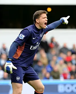 Queens Park Rangers V Arsenal 2011-12 Prints: Wojciech Szczesny: Arsenal's Focus at Queens Park Rangers, March 2012