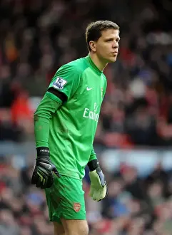 Liverpool V Arsenal 2013-14 Prints: Wojciech Szczesny: Arsenal's Fortitude Against Liverpool (2013-14)