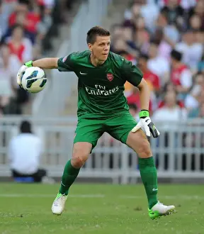 Kitchee V Arsenal 2012-13 Prints: Wojciech Szczesny: Arsenal's Shining Star in Kitchee FC Match, 2012