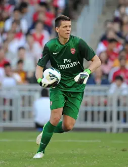 Kitchee V Arsenal 2012-13 Prints: Wojciech Szczesny: Arsenal's Star Goalkeeper in Action at Kitchee FC, 2012