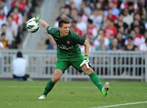 Kitchee V Arsenal 2012-13 Prints: Wojciech Szczesny: Arsenal's Star Goalkeeper Shines in Kitchee FC Match, 2012