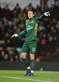 Aston Villa V Arsenal 2011-12 Prints: Wojciech Szczesny: Arsenal's Unyielding Guardian at Aston Villa (2011-12)