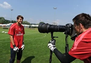Images Dated 23rd July 2010: Wojciech Szczesny and Lucazs Fabianski (Arsenal). Arsenal Training Camp