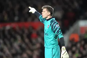 Manchester United V Arsenal 2010-11 Prints: Wojciech Szczesny's Heroic Performance: Arsenal's 1-0 Victory over Manchester United