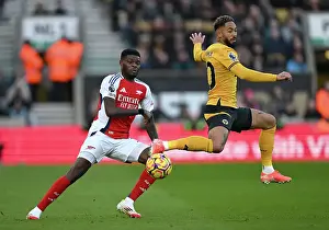 Wolverhampton Wanderers V Arsenal 2024-25 Prints: Wolverhampton Wanderers FC v Arsenal FC - Premier League