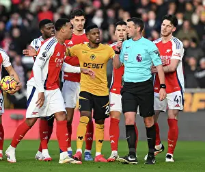 Wolverhampton Wanderers V Arsenal 2024-25 Prints: Wolverhampton Wanderers FC v Arsenal FC - Premier League