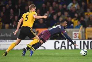 Wolverhampton Wanderers V Arsenal 2018-19 Prints: Wolverhampton Wanderers vs. Arsenal: Lacazette Fouls Marred Premier League Clash (2018-19)