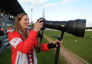 Chelsea Ladies V Arsenal Ladies 30/4/15 Prints: WSL Showdown: Arsenal Ladies vs. Chelsea Ladies - Pre-Match Warm-Up
