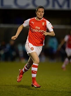 Images Dated 30th April 2015: WSL Showdown: Natalia Pablos Sanchon in Action for Arsenal Against Chelsea