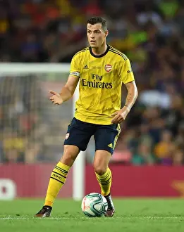 Xhaka in Action: FC Barcelona vs. Arsenal Pre-Season Clash, 2019