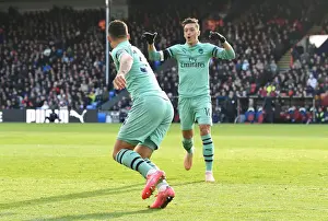 Crystal Palace V Arsenal 2018-19 Prints: Xhaka and Ozil Celebrate First Goal: Crystal Palace vs. Arsenal, 2018-19 Premier League