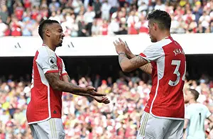 Arsenal V Wolverhampton Wanderers 2022-23 Prints: Xhaka Stunner: Arsenal's First Goal in Premier League Victory Over Wolverhampton Wanderers (2022-23)