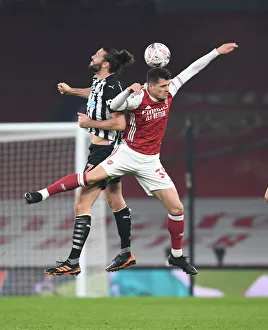 Xhaka vs. Carroll: Empty Emirates FA Cup Clash