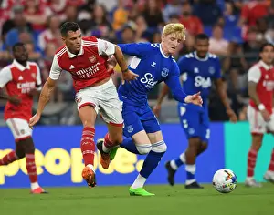 Arsenal V Everton - Pre Season 2022-23 Prints: Xhaka vs. Gordon: A Pre-Season Showdown at the Baltimore Battlefield - Arsenal vs. Everton