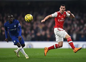 Xhaka vs. Kante: Intense Battle in Chelsea vs. Arsenal Premier League Clash (2019-20)