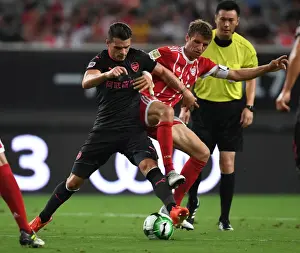 Xhaka vs Muller: A Football Battle - Bayern Munich vs Arsenal Pre-Season Clash, Shanghai 2017