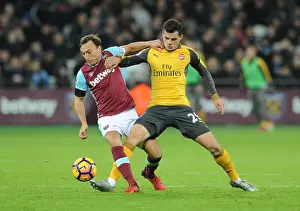 Xhaka vs Noble: Intense Battle in West Ham United vs Arsenal Premier League Clash