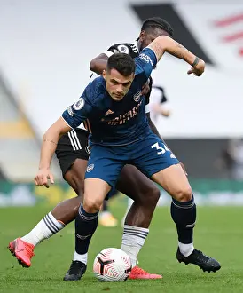 Xhaka vs Onomah: Intense Battle in Fulham vs Arsenal Premier League Clash